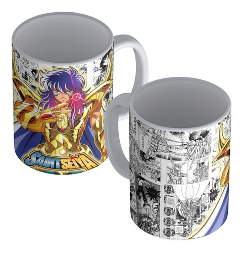 Taza Polimero Plastico Caballeros Del Zodiaco Milo Escorpio