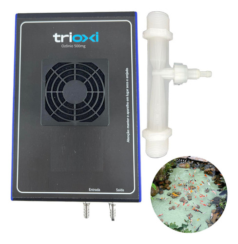 Gerador De Ozônio Para Lagos Com Venturi 500mg Trioxi 5000l 
