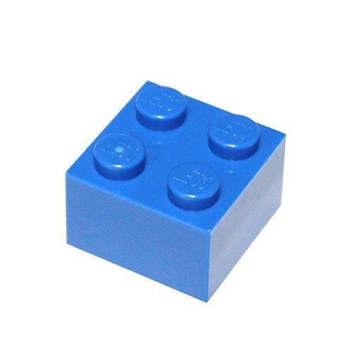 Lego Azul pendiente 2x2 20 Piezas Nuevo!!!