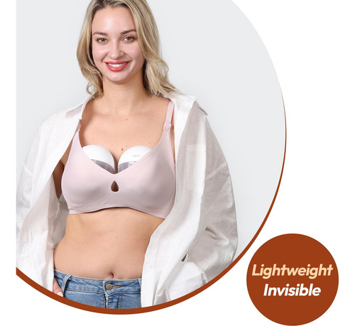 Extractor De Leche Manos Libres Recargable Con 9 Niveles Y L