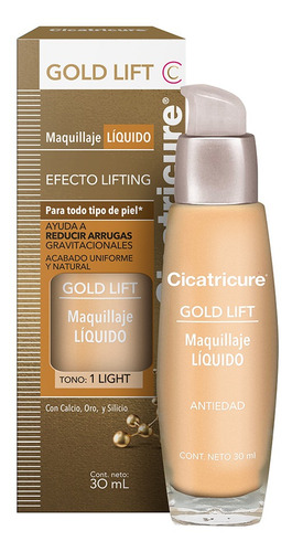 Cicatricure Gold Lift Maquillaje Tono 1 Light 30ml Tipo de piel Todos