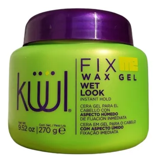 Cera Gel Aspecto Húmedo Kuul Fix Me Wax Gel Wet Look 270 G