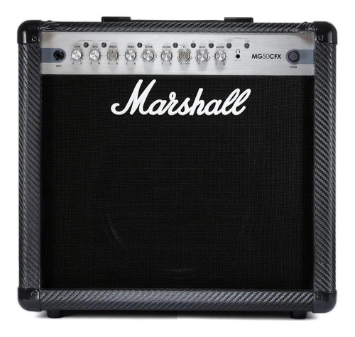 Imagem 1 de 3 de Amplificador (cubo) Marshall Guitarra Mg50cfx-b 50wts
