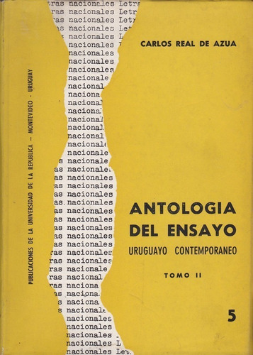 Antologia Del Ensayo Uruguayo Contemporaneo 2 Tomos