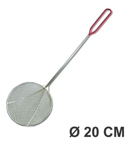 Imagen 2 de 4 de Espumadera Gastronomica Nº 20 Cm Modelo Araña Reforzada