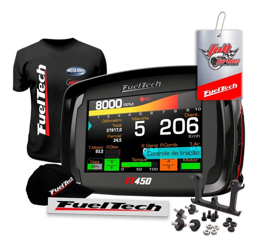 Imagem 1 de 5 de Fueltech Ft 450 + Ultra Brindes (s/ Chicote) + 12x Sem Juros