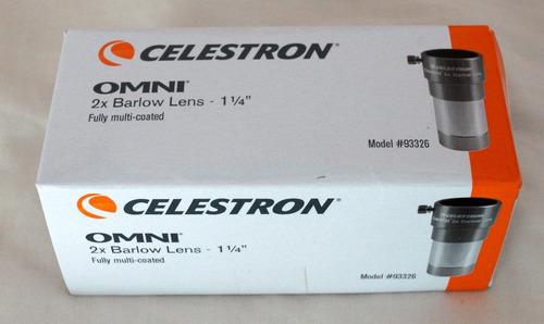 Barlow 2x Celestron Omni + Suporte Celular