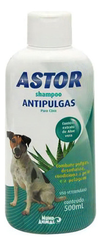 Shampoo Antipulgas Astor Para Cães - 500 Ml