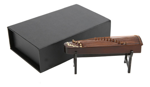 Instrumento Musical De Madera Modelo Cítara China En Miniatu
