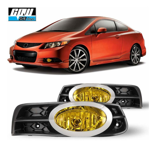 Cpw Compatible Con [honda Civic Coupe] Luces Antiniebla De C