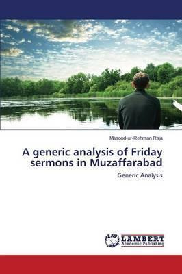 Libro A Generic Analysis Of Friday Sermons In Muzaffaraba...