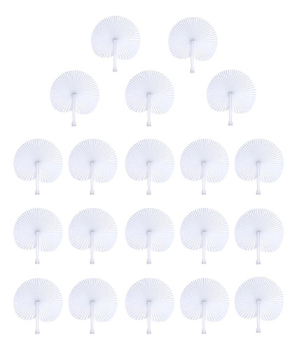3 X 20x Abanicos De Papel Abanicos De Mano Abanicos De