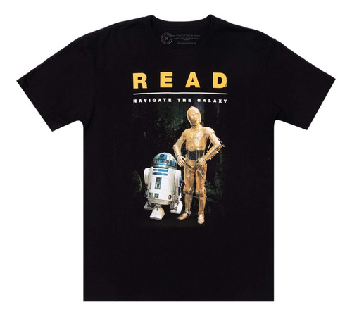 Agotado Star Wars Read R2-d2 Y C-3po Polera Unisex X-small