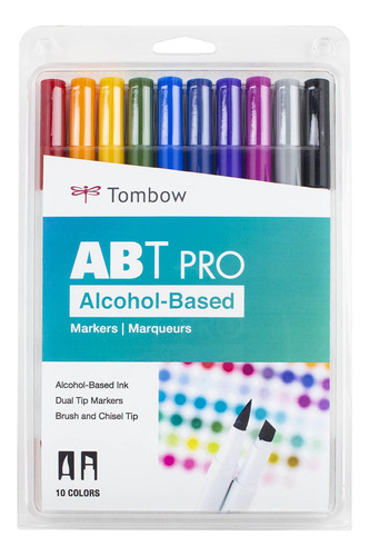 Tombow Abt Pro Marcadores A Base Alcohol, Paleta Atrevida,