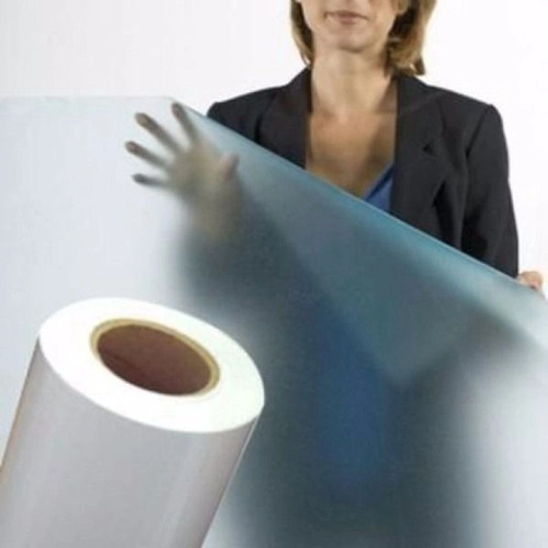 Imagem 2 de 4 de Bobina/rolo Adesivo Vinil Jateado 21cm X 10m Laminação Frio