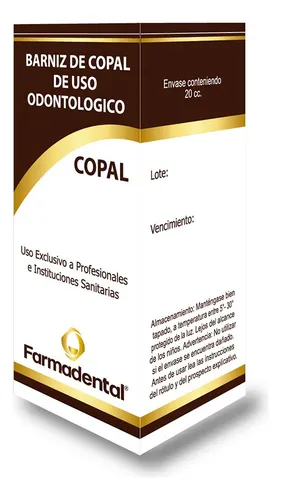 Barniz Para Cavidades Copal 20cc Farmadental Odontología