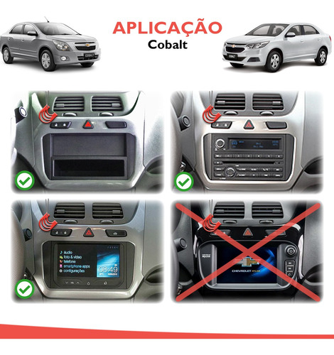 Imagem 9 de 10 de Moldura De Painel 2 Din Multimidia Dvd Mp5 Onix 2020 2021