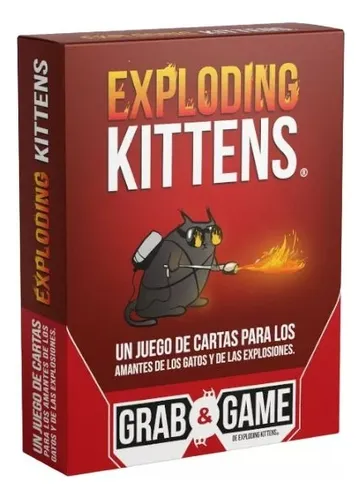comprar Top Toys Juego De Cartas Exploding Kittens Grab&Game (Edición de Bolsillo)