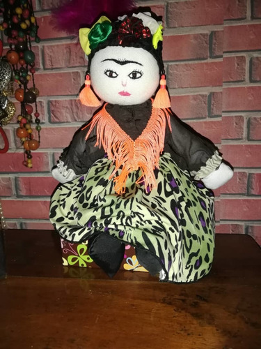 Imagen 5 de 7 de Muñecas De Trapo Artesanales Tai Frida Kahlo