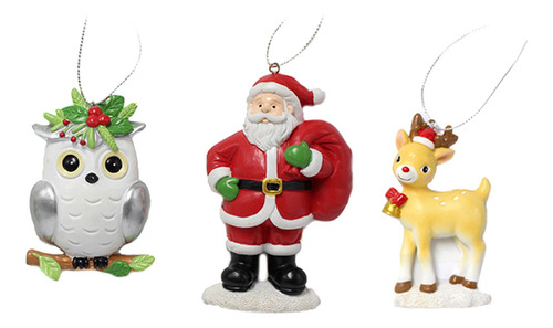 6 Piezas Colgantes De De Navidad Adornos Colgantes Regalos