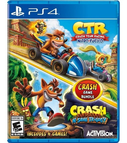 Crash Bandicoot Game Bundle 2 En 1 Fisico Nuevo Ps4