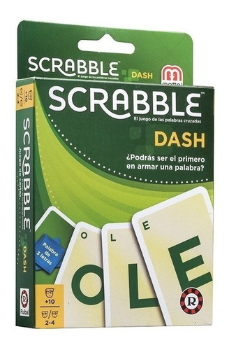 Juego Scrabble Dash Naipes Ruibal Mattel (+ 10 Años)
