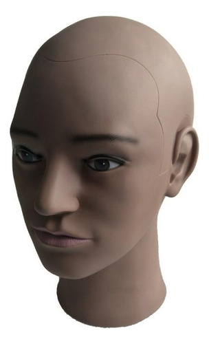 Cabeza De Maniquí Calva, Modelo Portátil, Soporte De