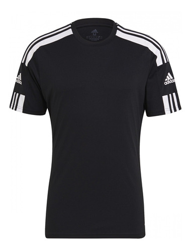 Remera adidas Futbol Hombre Squad 21 Jsy Ss Black - Menpi