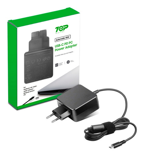 Cargador Universal Notebook 45w Conector Usb-c