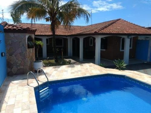 Imagem 7 de 14 de Casa Com Piscina Na Praia Dos Sonho Em Itanhaém, 500m Do Mar