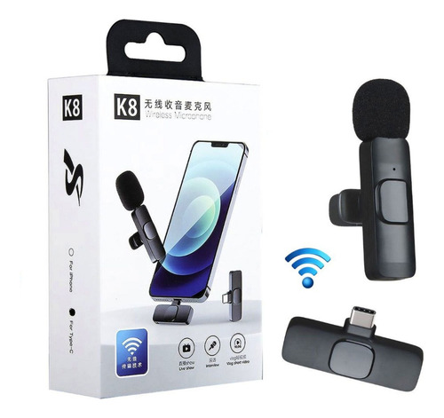 Microfono Inalambrico K8 Para Android Tipo C