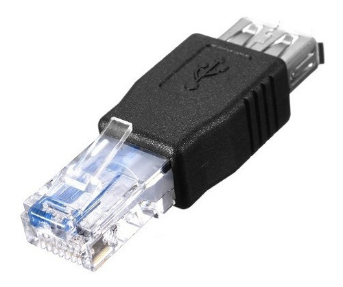 3 Pzs Adaptador Rj45 A Usb Hembra Convertidor Ethernet A Usb