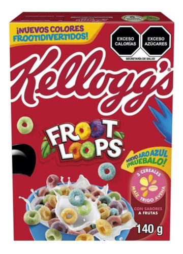 4 Pzas Cereal Kellogg's Froot Loops Sabor Frutas Naturales 1