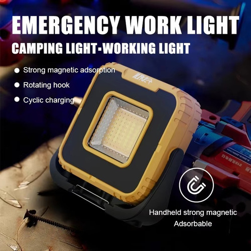 Lámpara Led Superbrillante De 3000 Mah, Recargable Y Resiste