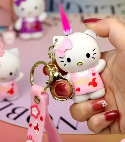 Encendedor Hello Hitty 3d Tipo Funko Flama Rosada Potente