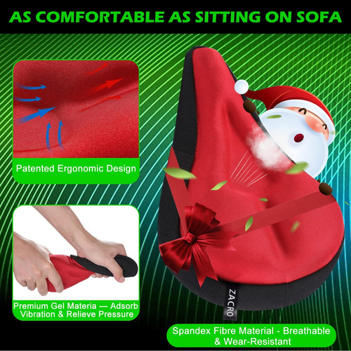 Cojín De Asiento De Bicicleta Funda De Gel Acolchada ...
