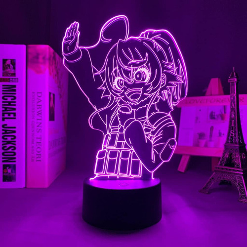 Luz Nocturna 3d The Saga Of Tanya Anime Para Niño, 16 Colore