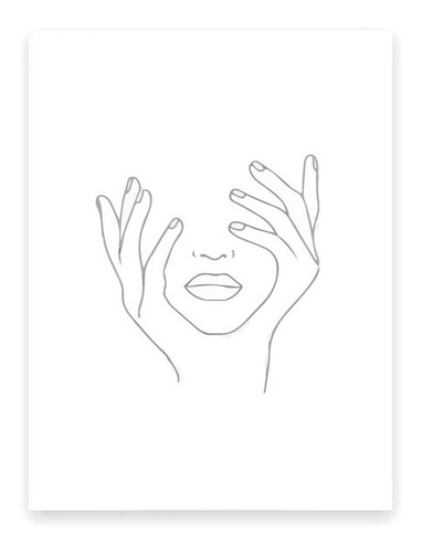 Láminas Para Cuadros 30x40 Silueta Pareja Beso Trazos Dibujo