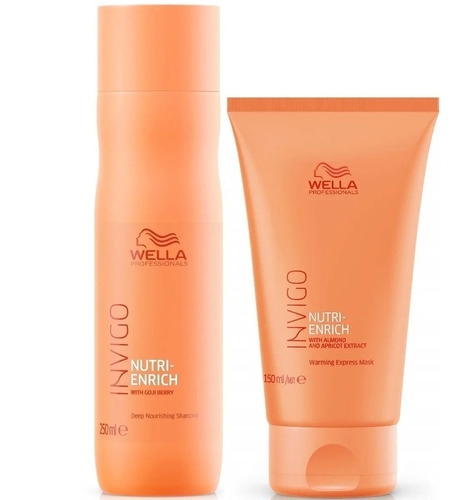 Shampoo 250ml+ Mascarilla Warming Invigo Nutri Enrich Wella