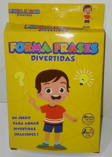 Juego De Mesa Forma Frases Divertidas Es Juego De Cartas Exc
