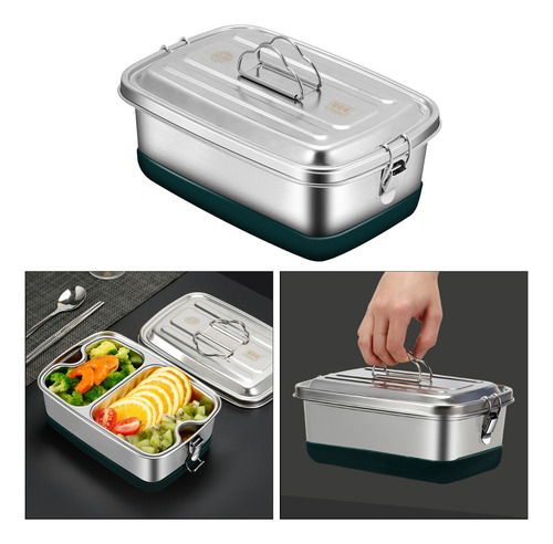 Cf Fiambrera Bento De Acero Inoxidable Contenedor Para