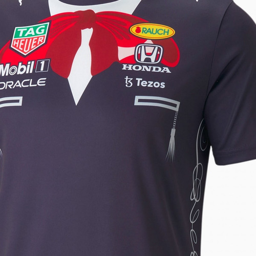 Imagen 2 de 5 de Jersey Playera Puma Sergio Checo Perez Red Bull F1 Mariachi