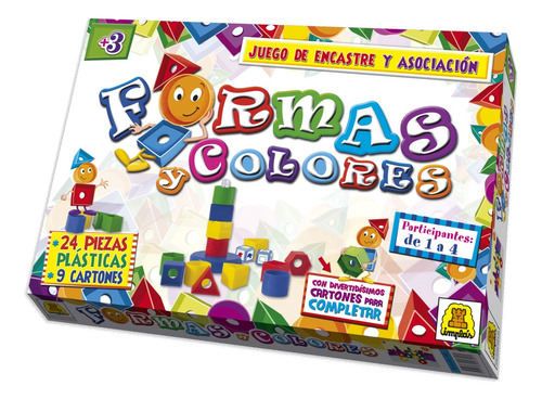 Juego Mesa Formas Y Colores Implas Casa Valente