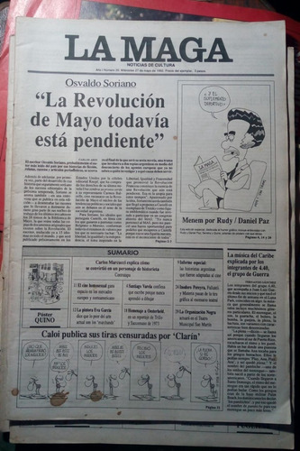 La Maga 20 Soriano Gay Trillo Oesterheld Organizacion Negra (Usado)