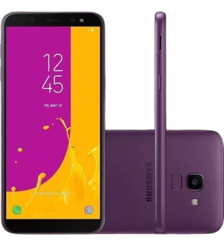 Samsung J6 Galaxy Violeta 64gb Tela 5.6'' Tv Digital 2gb (Recondicionado)