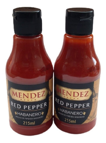 Pimenta Mendez Molho Habanero Red Pepper 215ml 02 Unidades