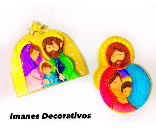 Nacimiento Pesebre Belen Imanes Decorativos Navidad