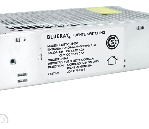 Imagen 4 de 10 de Fuente Cargadora Switching De Alimentación Ups 12v 7a