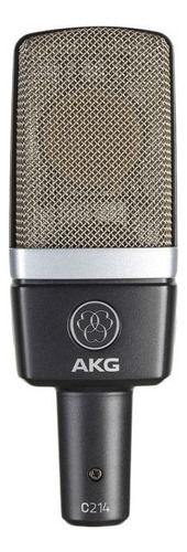 Microfone AKG C214 Condensador Cardioide cor preto