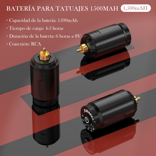 Fuente De Poder Batería Para Tatuar Inalámbrica Rca Juemel